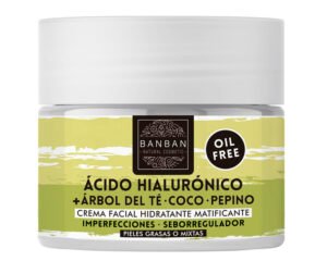 CREMA FACIAL ARBOL DEL TE Y ACIDO HIALURONICO