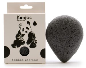 Esponja konjac carbón activado