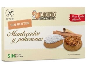Mantecados y Polvorones E. Moreno 400g | Sin Gluten, Sin Lactosa y Sin Huevo