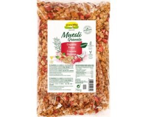 MUESLI GRANOLA CON FRESAS