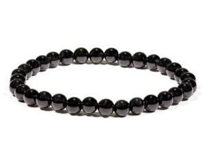 Pulsera turmalina negra 5mm