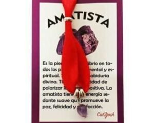 Pulsera lazo con amatista