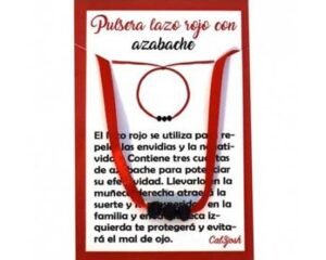 pulsera lazo con azabache