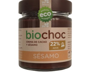 Crema de cacao y sésamo. Biochoc. Vegana