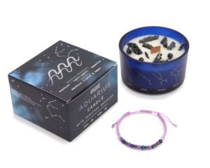VELA CON PULSERA. ACUARIO