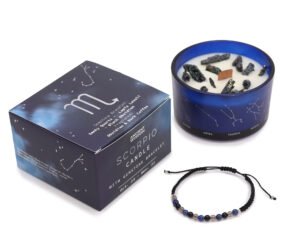 VELA CON PULSERA. ESCORPIO