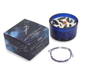 VELA CON PULSERA. SAGITARIO