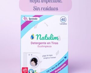 Detergente en tiras de lavanda. Natulim