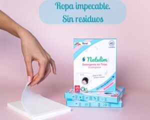 Natulim. Tiras floral para lavadora.