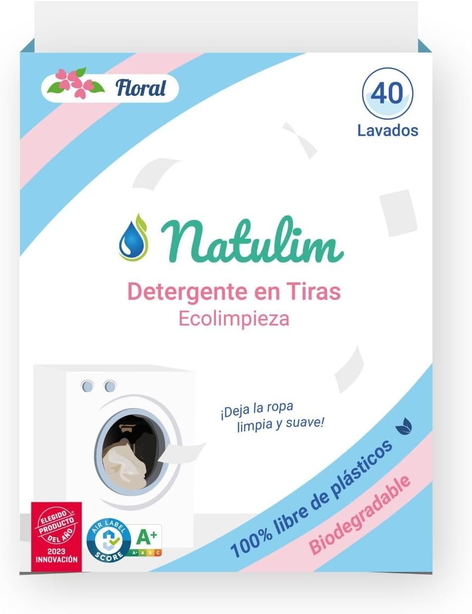 Natulim. Tiras floral para lavadora. - Imagen 4