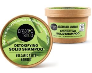 CHAMPÚ SÓLIDO VOLUMINIZADOR. CENIZAS VOLCÁNICAS Y BAMBÚ,