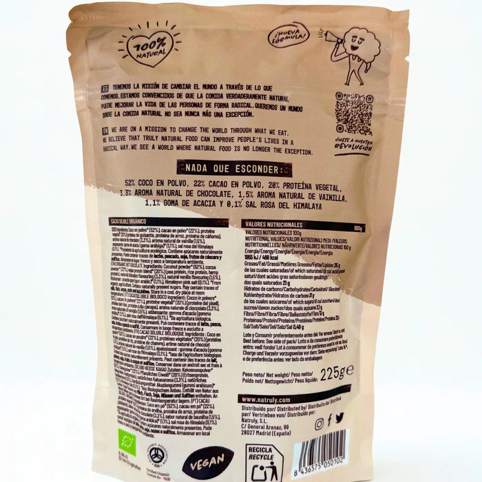 Cacao Soluble Sin Azúcar y sin Edulcorantes - Imagen 3