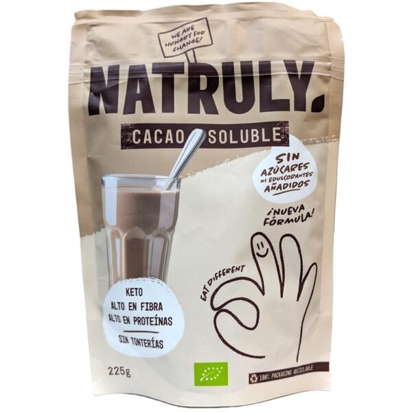 Cacao Soluble Sin Azúcar y sin Edulcorantes