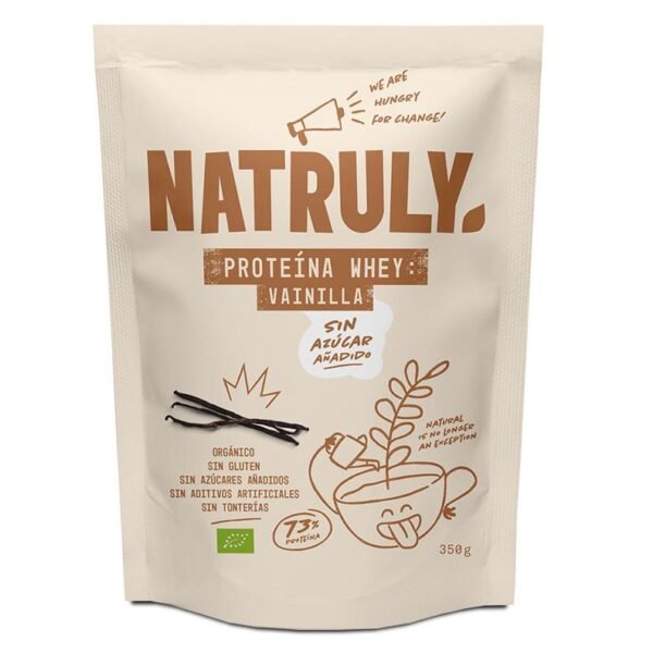 Proteína Whey Suero de Leche Vainilla Natruly Bio 350g