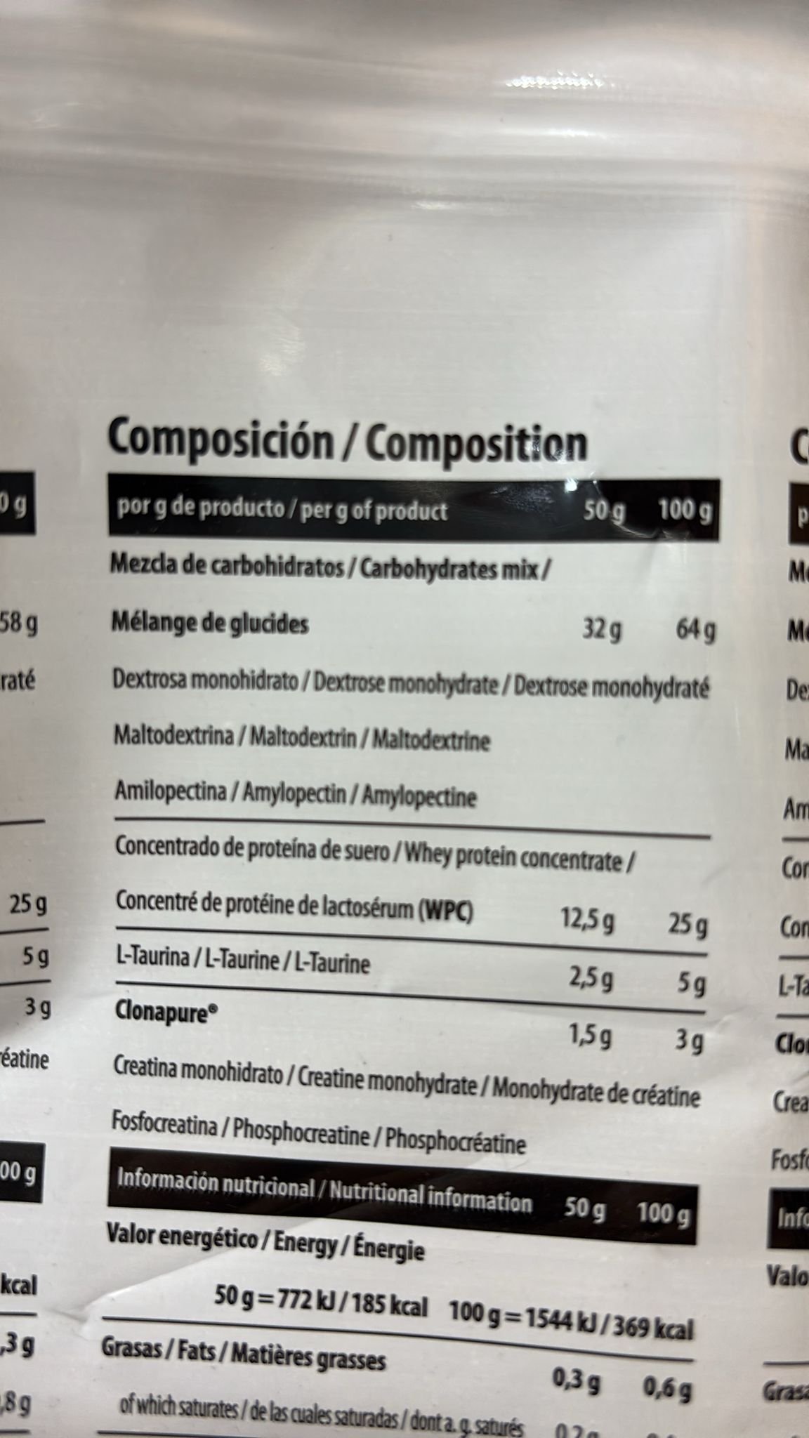 MONSTROUS GAINER VITOBEST - Imagen 3