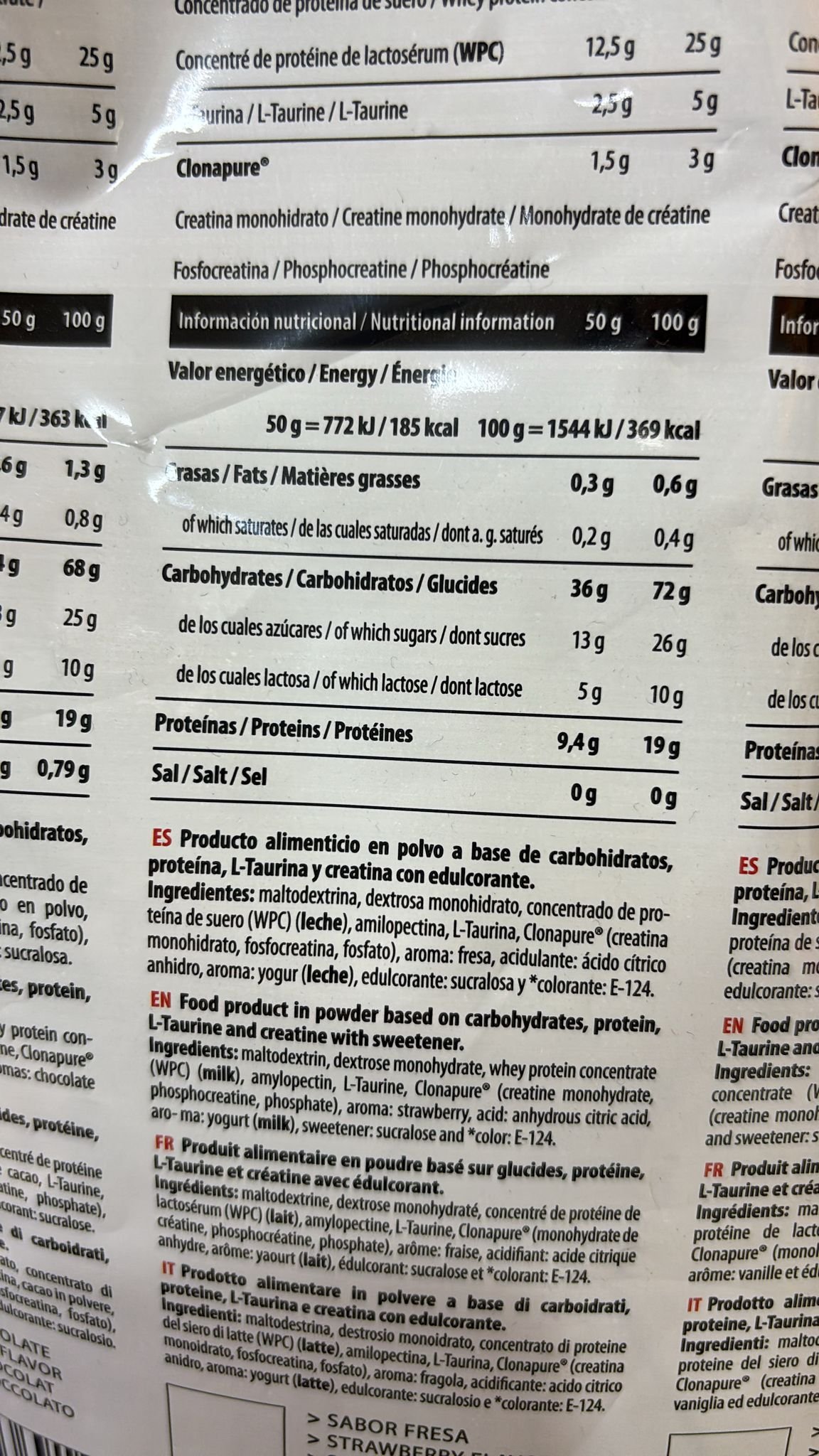MONSTROUS GAINER VITOBEST - Imagen 2