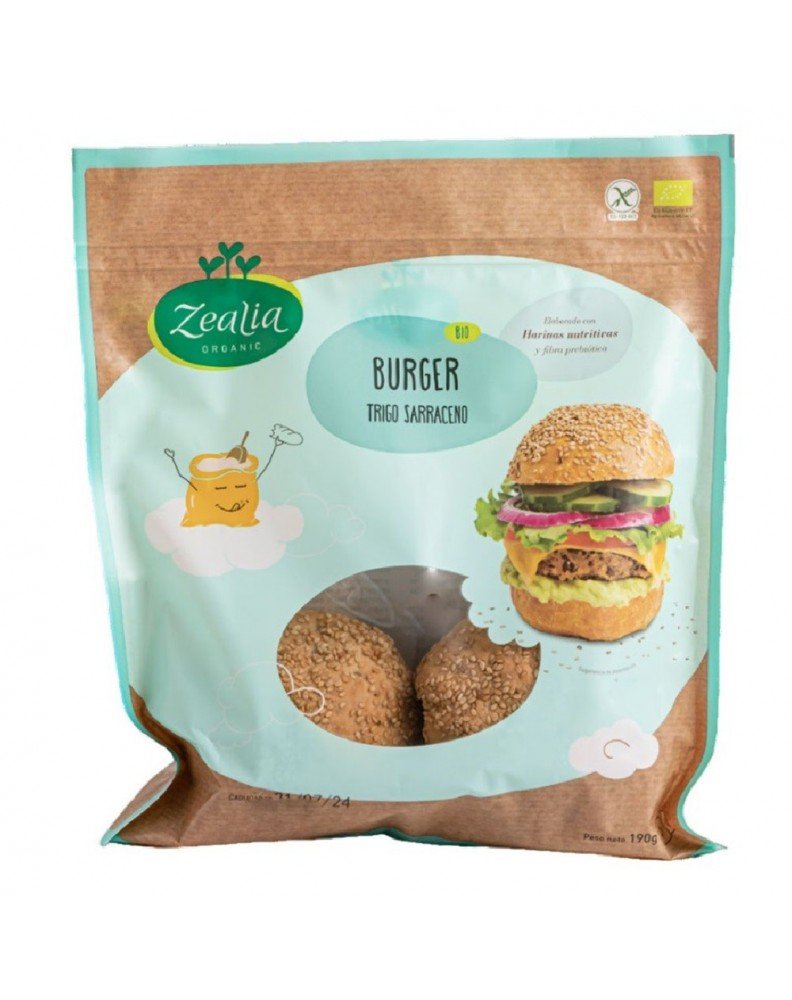 Burgers Sin Gluten Zealia Bio 190g