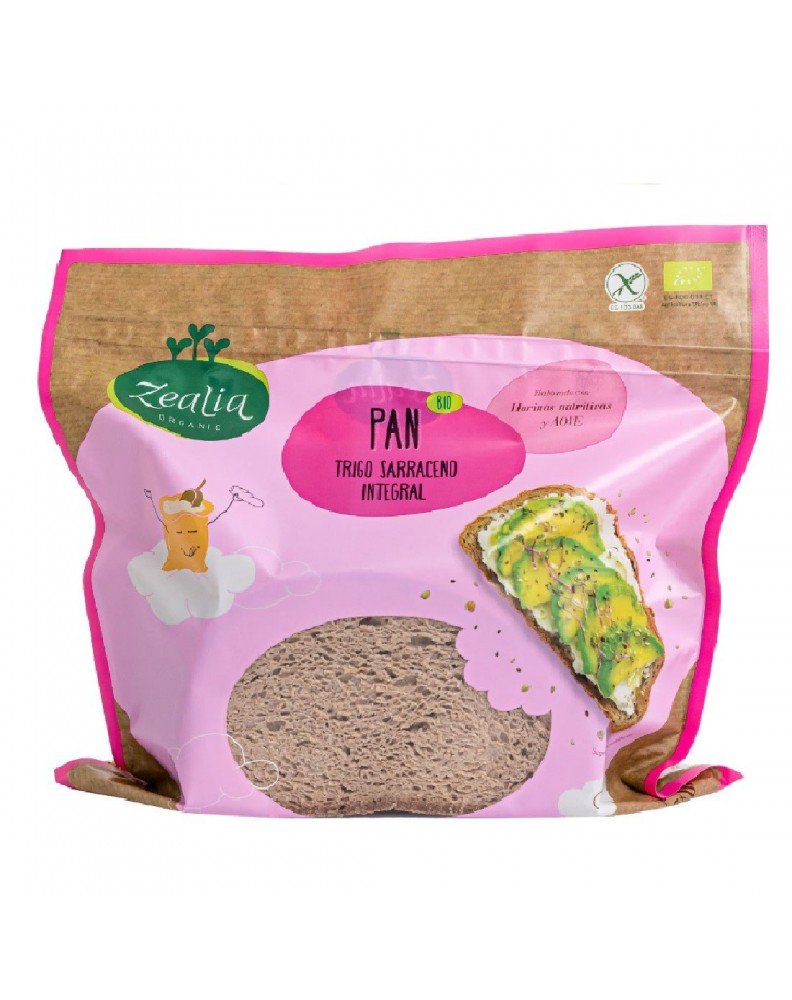 Pan Integral Trigo Sarraceno Sin Gluten Zealia Bio 330g