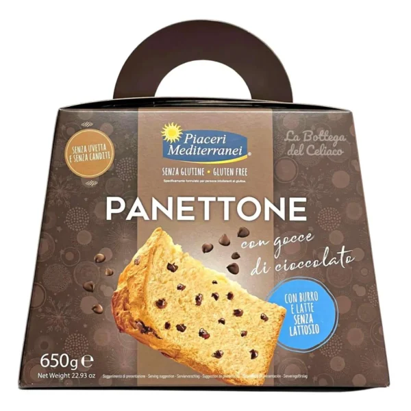 Panettone chocolate sin gluten/lactosa