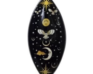 PORTA INCIENSO ESMALTADO BUHO