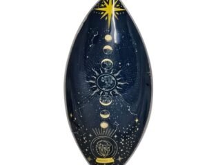 Porta incienso esmaltado. Aluminio Fases de la Luna