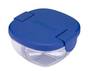 YUMBOX 3 COMPARTIMENTOS. AZUL