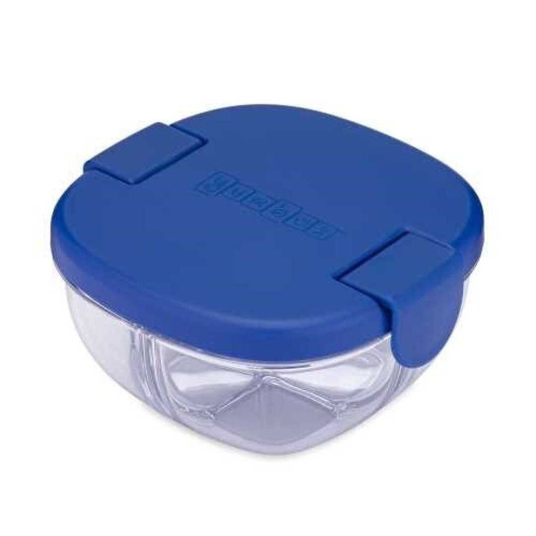 YUMBOX 3 COMPARTIMENTOS. AZUL
