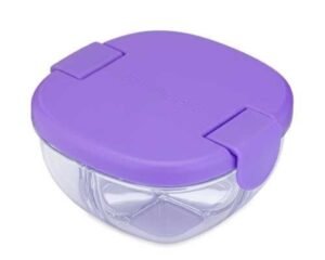 yumbox 3 compartimentos. Lila