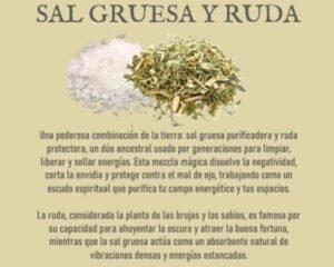 SAL ESOTÉRICA CON RUDA