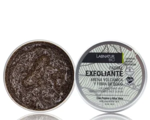 Exfoliante facial de arena