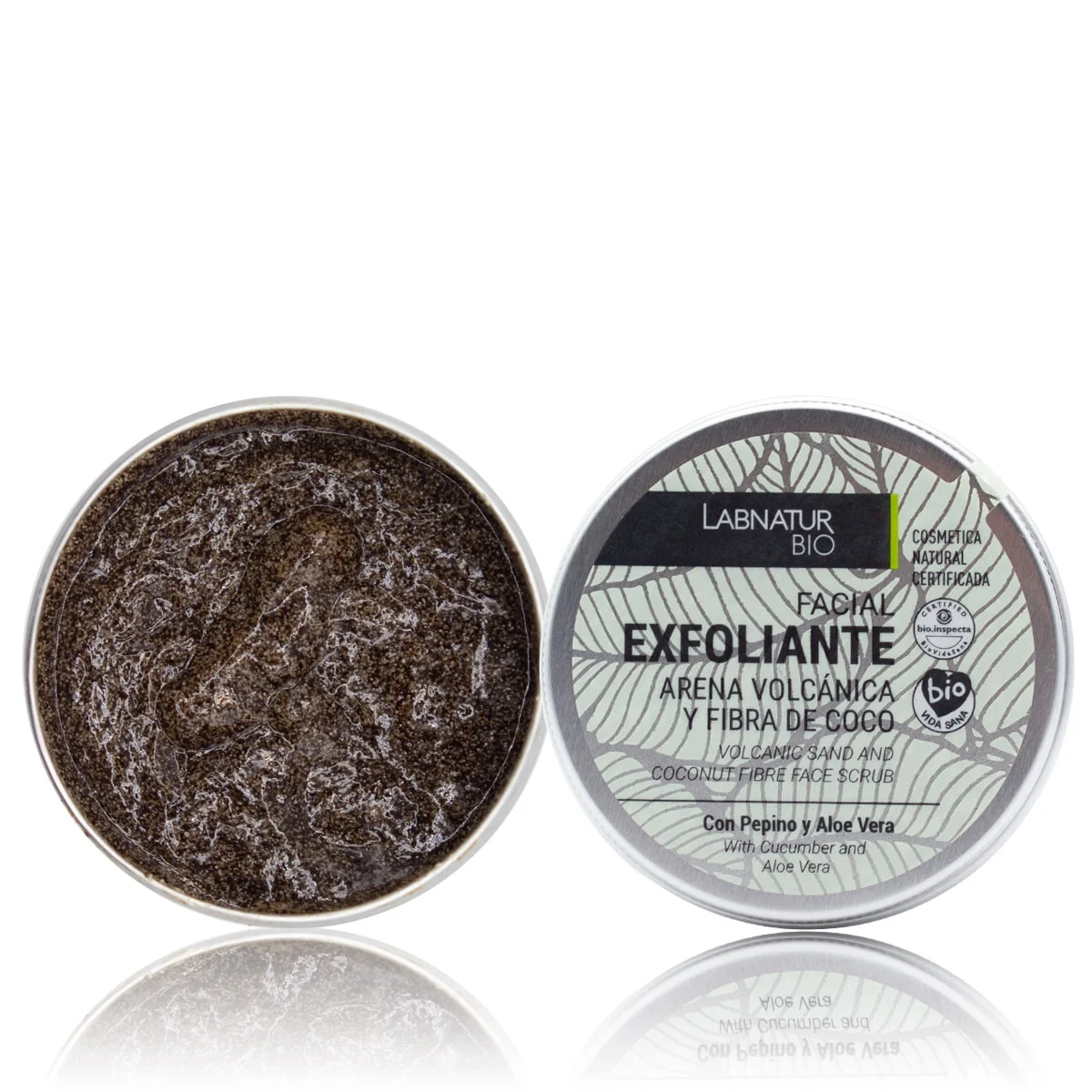 Exfoliante facial de arena