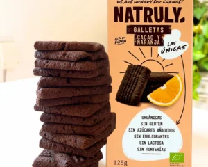 Galletas cacao y naranja Bio. NATRULY