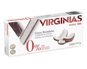 TURRÓN DE COCO SIN AZUCAR/GLUTEN